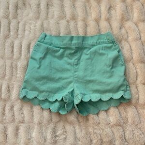 Crewcuts Mint Green Scalloped Hem Kids Shorts